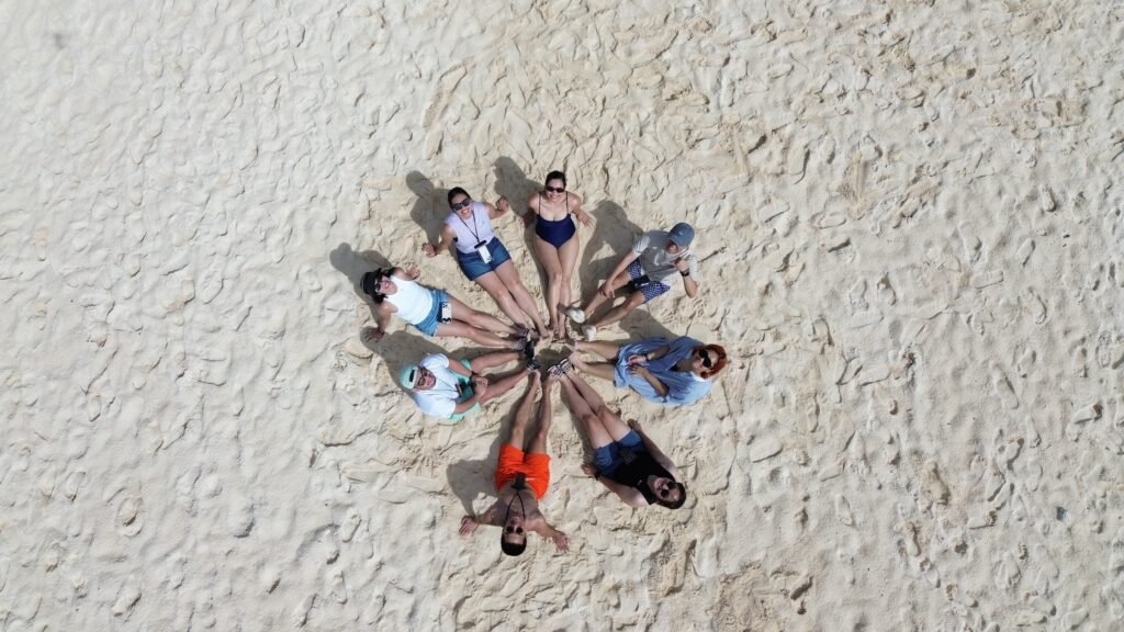 Aerial view of Siargao islands