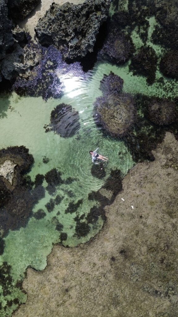 Land Tour with Sugba Lagoon - Siargao Island Drone view of Siargao beach and boat