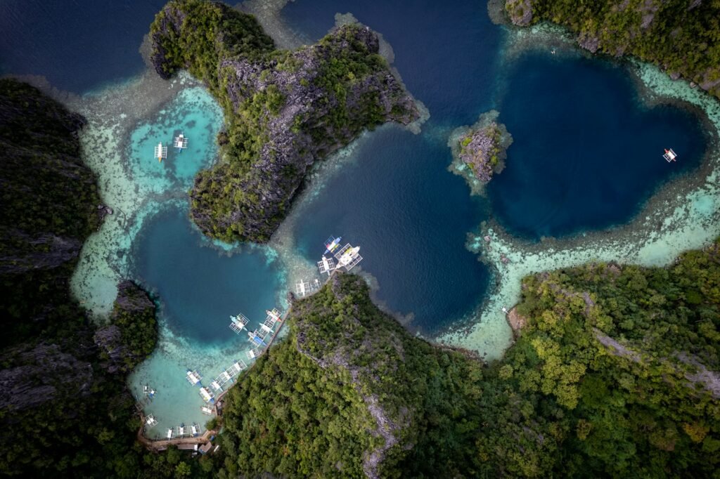 Emerald lagoon, Philippines