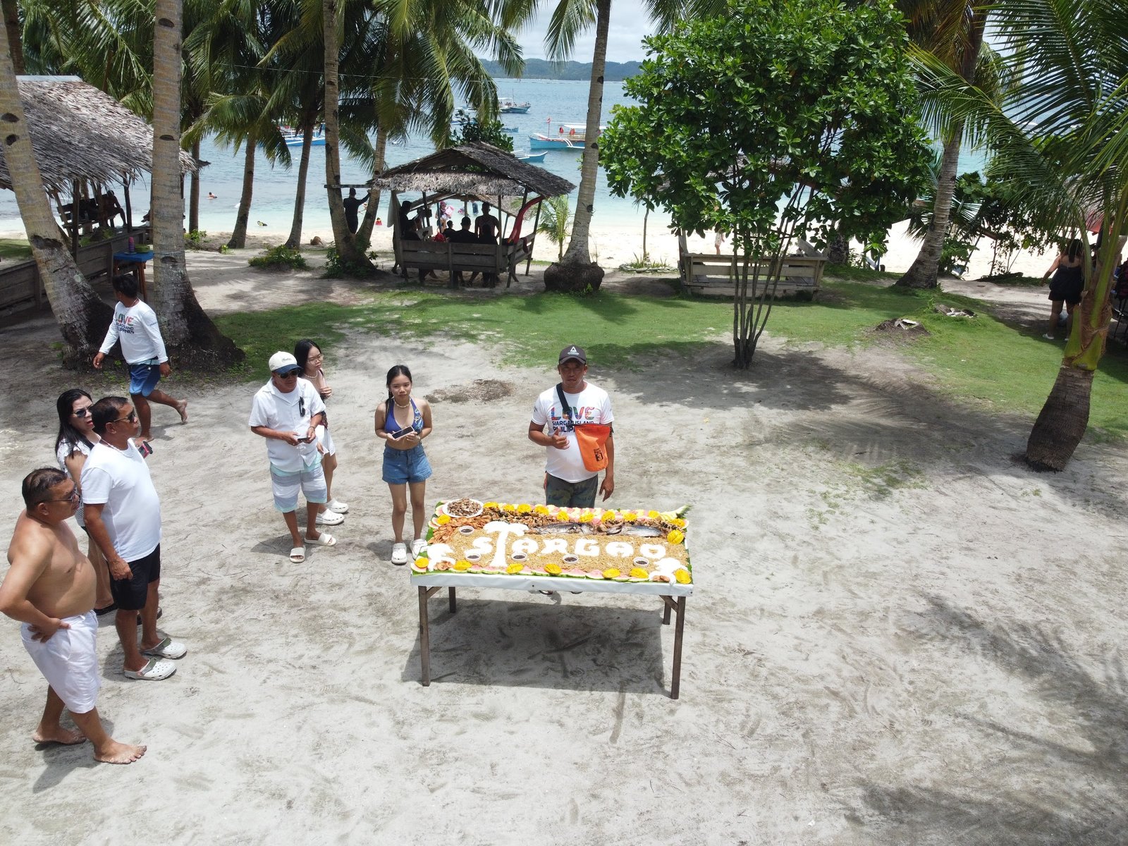 The Best Time to Visit Siargao Aerial view of Guyam Island during a Siargao island-hopping tour